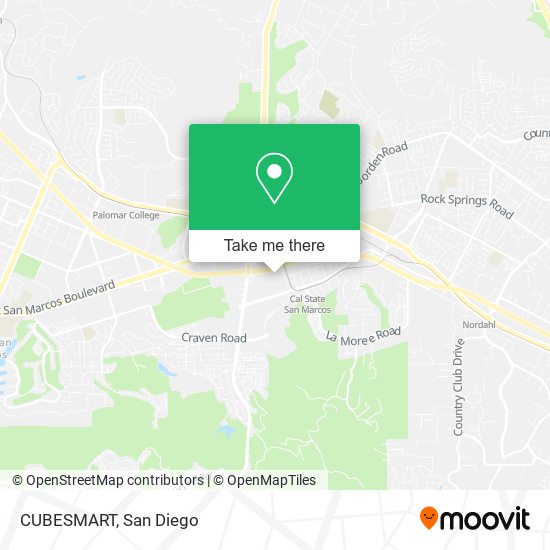 Mapa de CUBESMART