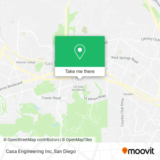 Mapa de Casa Engineering Inc
