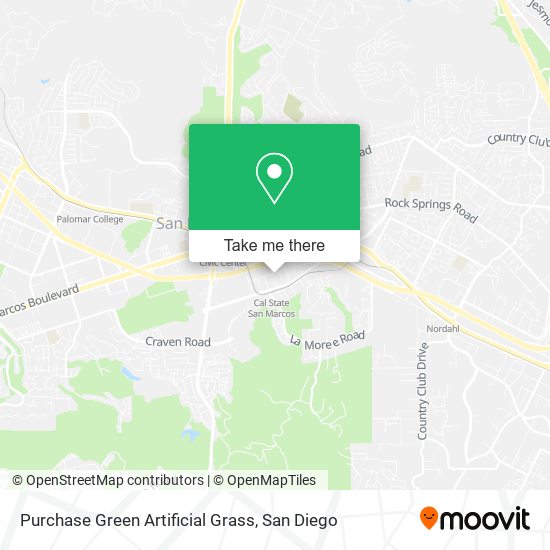 Purchase Green Artificial Grass map