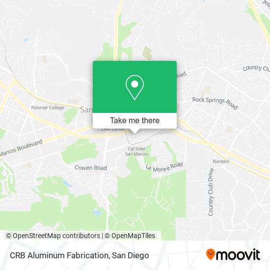 CRB Aluminum Fabrication map