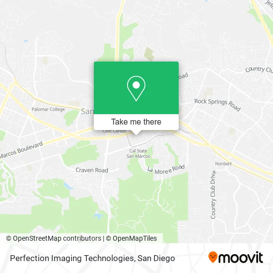 Mapa de Perfection Imaging Technologies