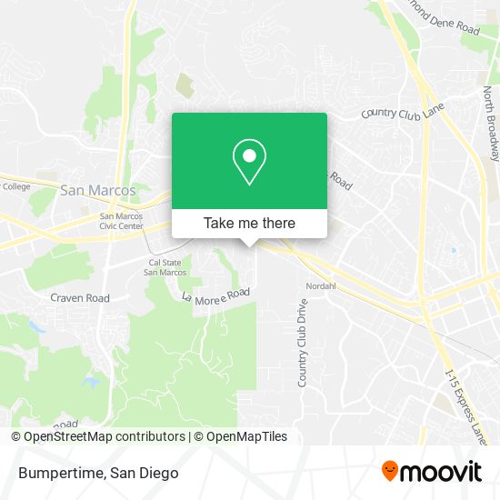 Mapa de Bumpertime