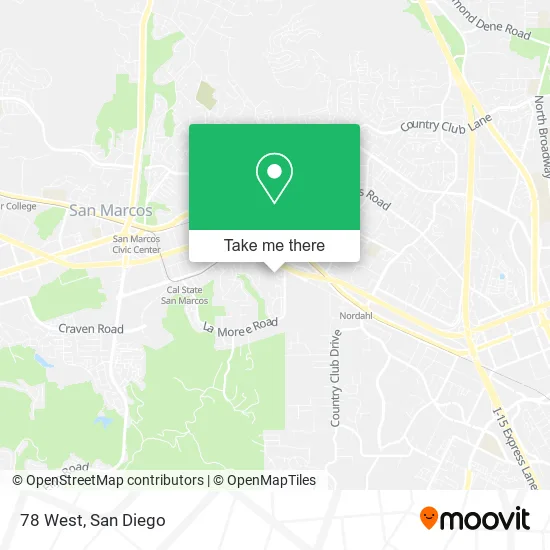 78 West map