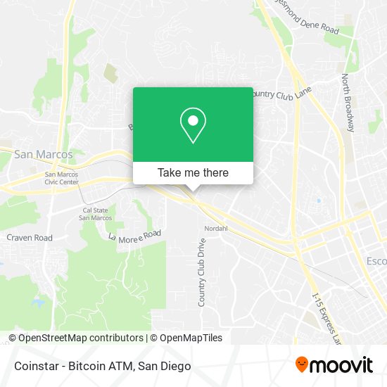 Coinstar - Bitcoin ATM map