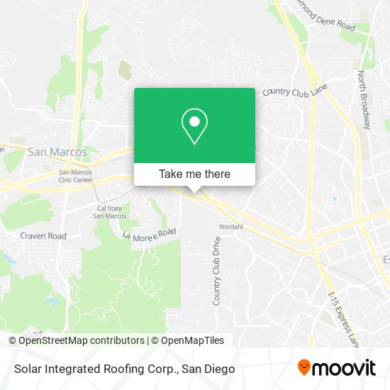 Mapa de Solar Integrated Roofing Corp.