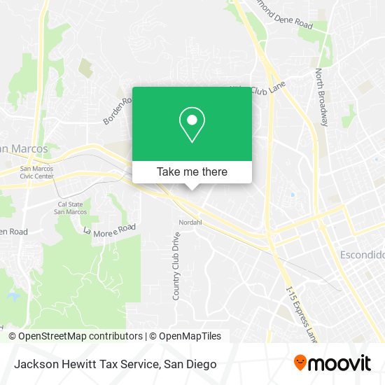 Mapa de Jackson Hewitt Tax Service