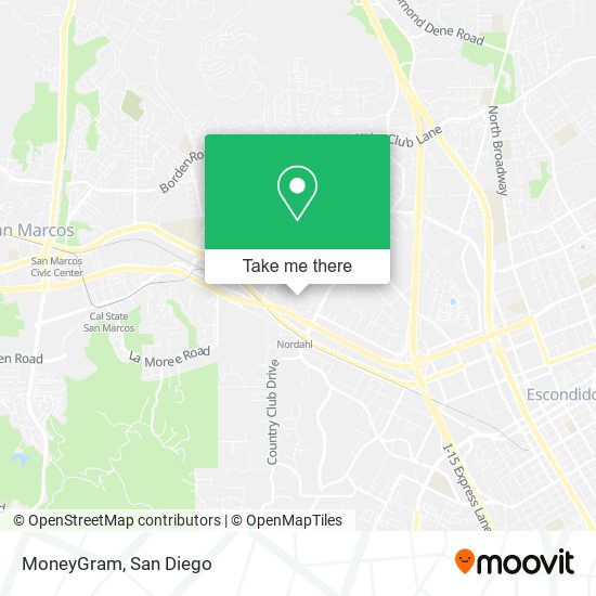 MoneyGram map