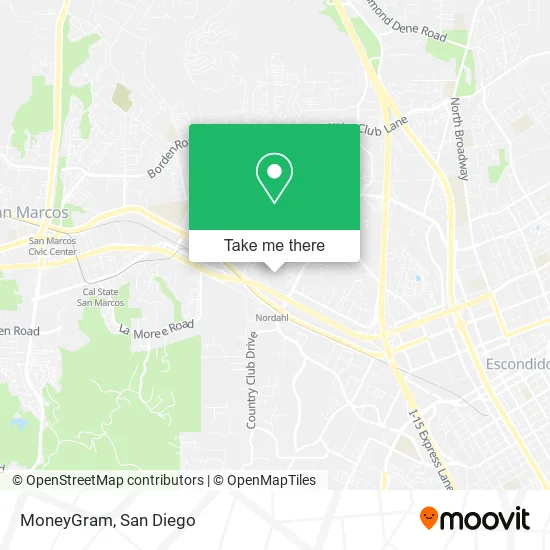 MoneyGram map
