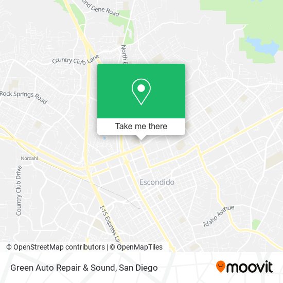 Green Auto Repair & Sound map