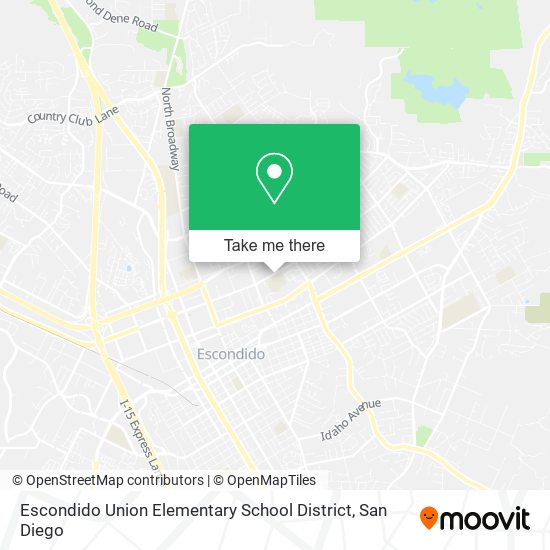 Mapa de Escondido Union Elementary School District