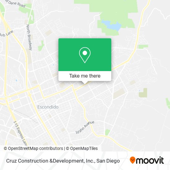 Mapa de Cruz Construction &Development, Inc.
