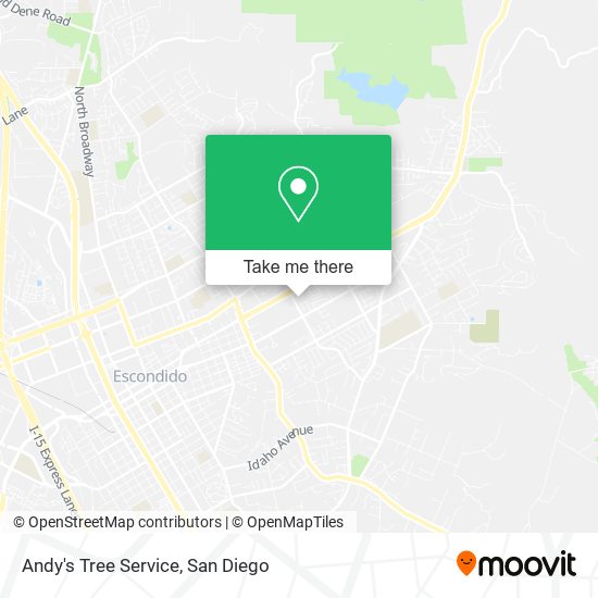 Mapa de Andy's Tree Service