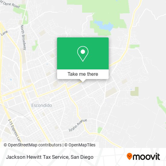 Mapa de Jackson Hewitt Tax Service