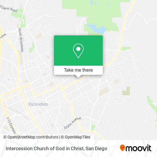 Intercession Church of God in Christ map