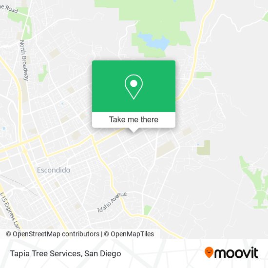 Tapia Tree Services map