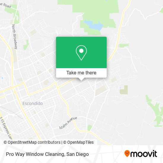 Pro Way Window Cleaning map