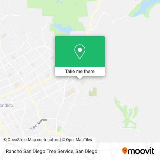 Rancho San Diego Tree Service map