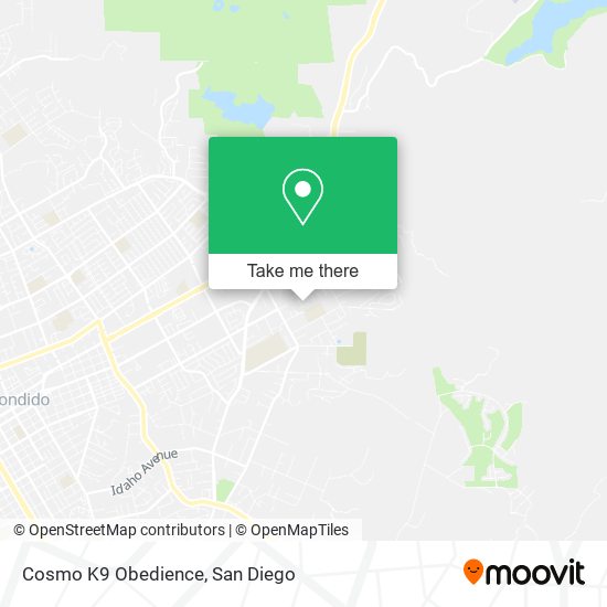 Cosmo K9 Obedience map