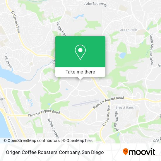 Mapa de Origen Coffee Roasters Company