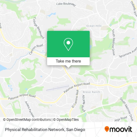 Physical Rehabilitation Network map