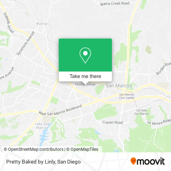 Mapa de Pretty Baked by Linly