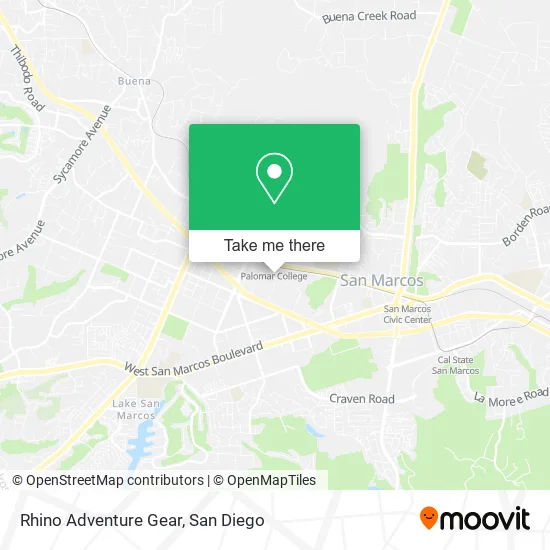 Mapa de Rhino Adventure Gear