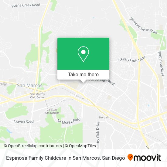 Mapa de Espinosa Family Childcare in San Marcos