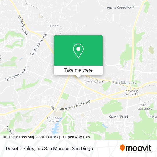 Mapa de Desoto Sales, Inc San Marcos
