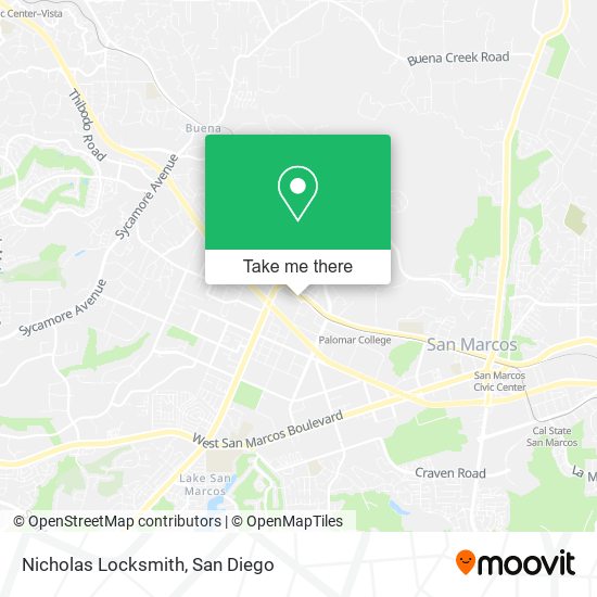 Nicholas Locksmith map