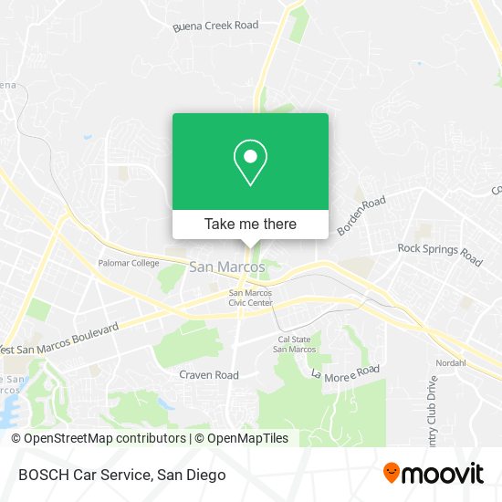 BOSCH Car Service map