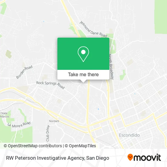 Mapa de RW Peterson Investigative Agency