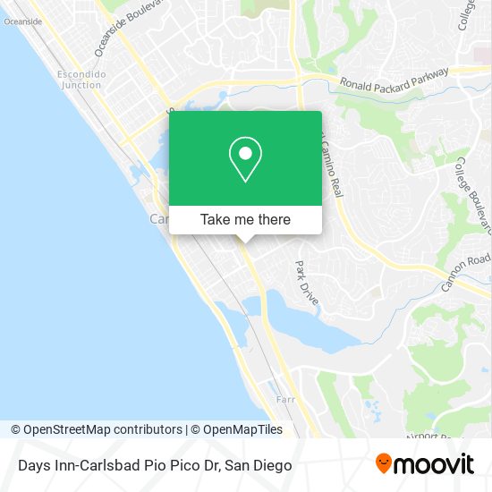 Days Inn-Carlsbad Pio Pico Dr map