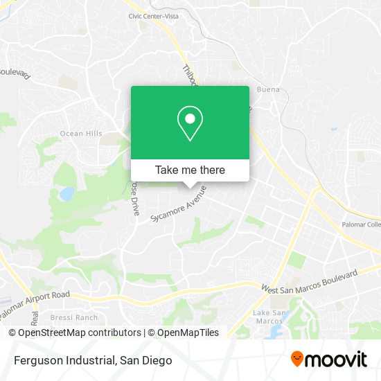 Ferguson Industrial map