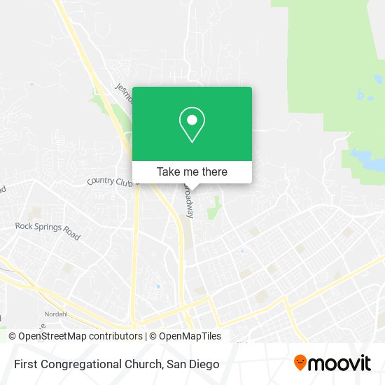 First Congregational Church map