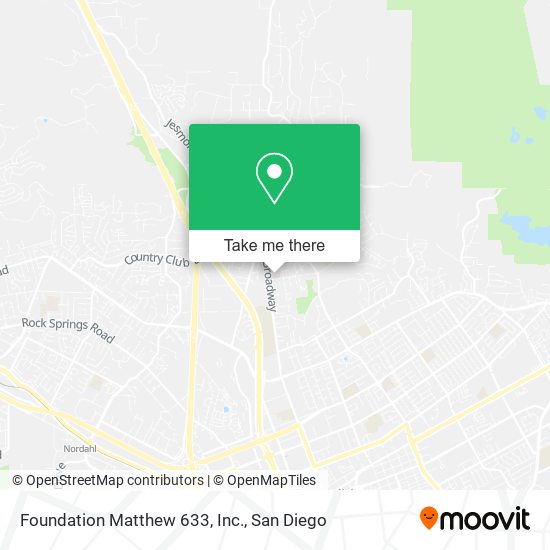 Foundation Matthew 633, Inc. map