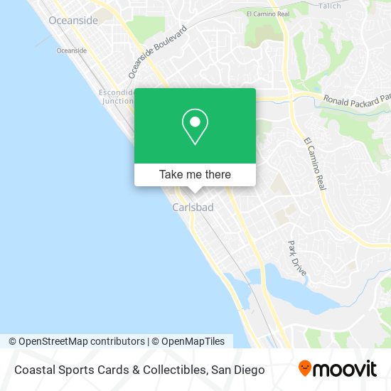 Coastal Sports Cards & Collectibles map