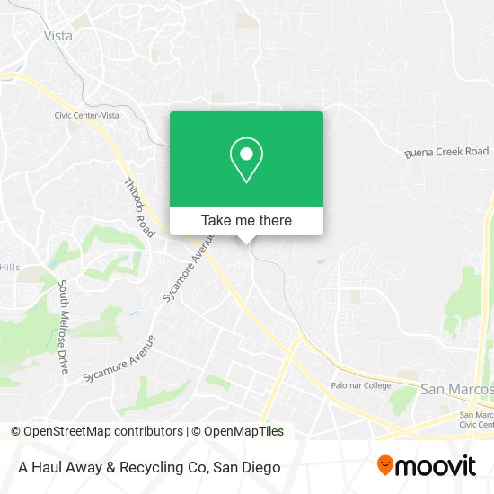A Haul Away & Recycling Co map