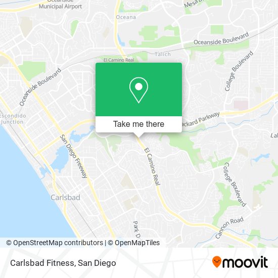 Mapa de Carlsbad Fitness