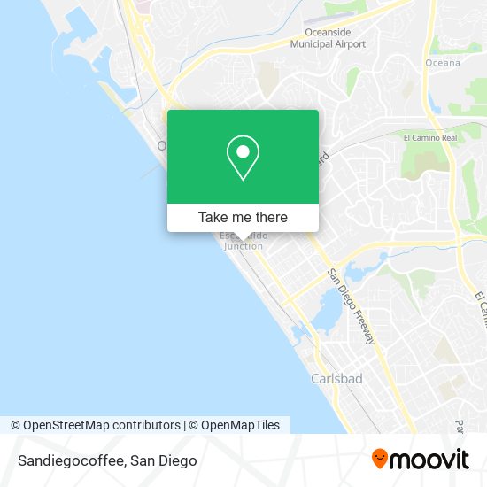 Mapa de Sandiegocoffee