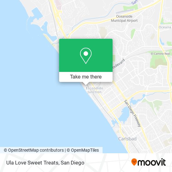 Mapa de Ula Love Sweet Treats