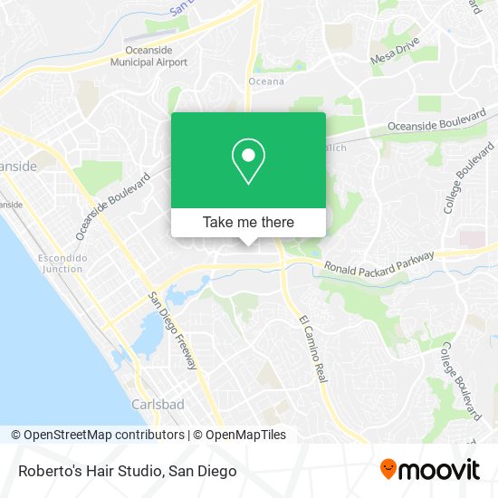 Mapa de Roberto's Hair Studio