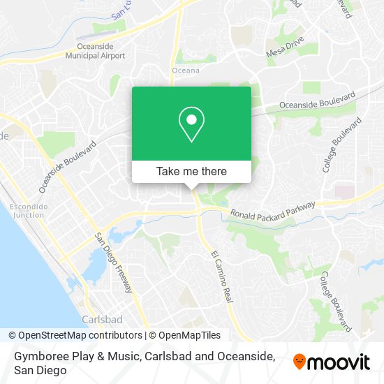 Mapa de Gymboree Play & Music, Carlsbad and Oceanside