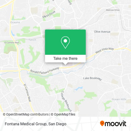 Fontana Medical Group map
