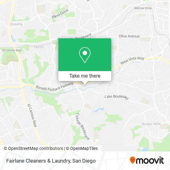 Fairlane Cleaners & Laundry map