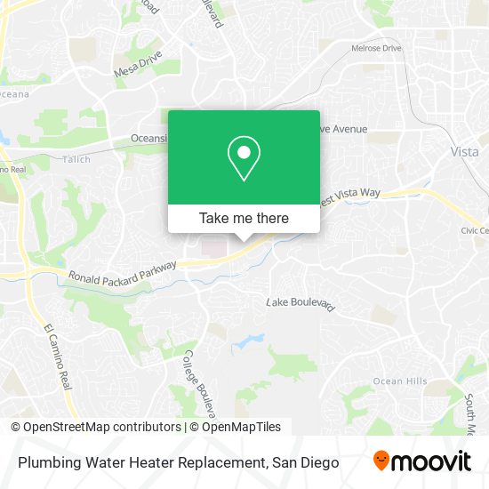 Plumbing Water Heater Replacement map