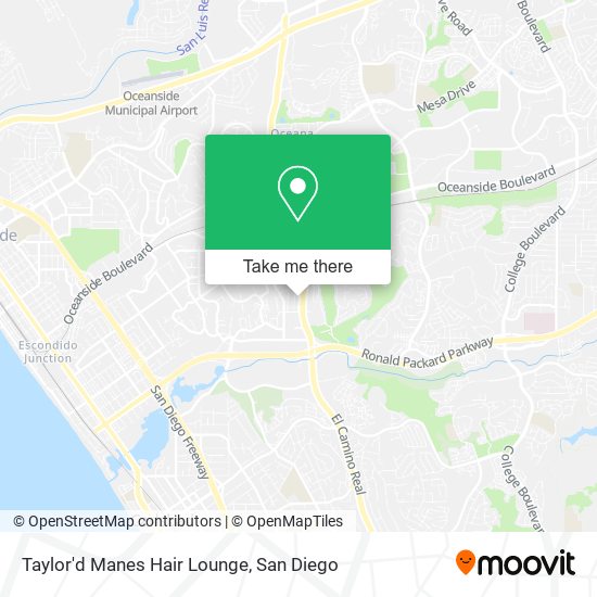 Taylor'd Manes Hair Lounge map