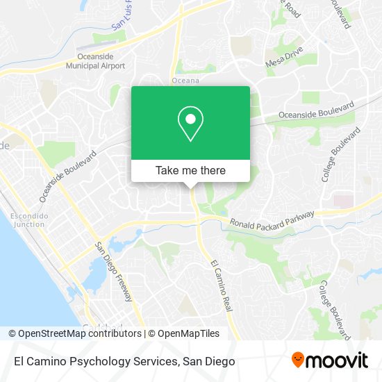 Mapa de El Camino Psychology Services