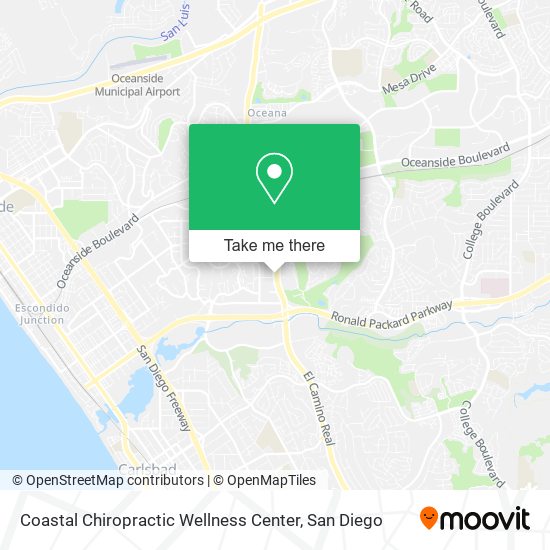 Coastal Chiropractic Wellness Center map