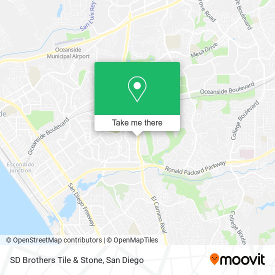 SD Brothers Tile & Stone map