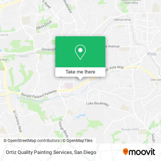 Mapa de Ortiz Quality Painting Services